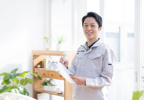 笑顔のスタッフ